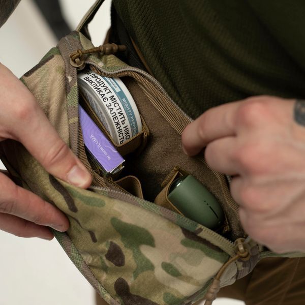 Бананка PRO Cordura 1000D &ndash; тактическая поясная сумка для EDC и путешествий | Мультикам ban_tak_mk_01 фото