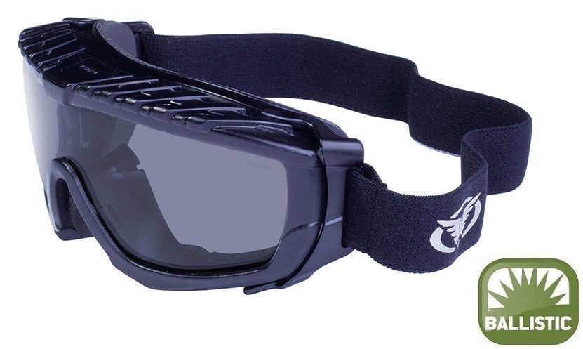 Очки защитные с уплотнителем Global Vision Ballistech-1+RX (gray) Anti-Fog, серые с диоптрической вставкой RX-B1-GR1 фото