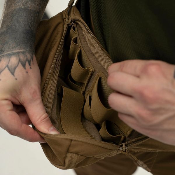 Бананка PRO Cordura 1000D &ndash; тактическая поясная сумка для EDC и путешествий | Койот ban_tak_ct_01 фото