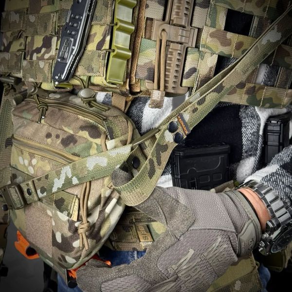 Оружейный ремень трёхточечный &laquo;Hel&raquo; Gen.II sling | Мультикам  remin_3t_hel_genII_sling_mk фото