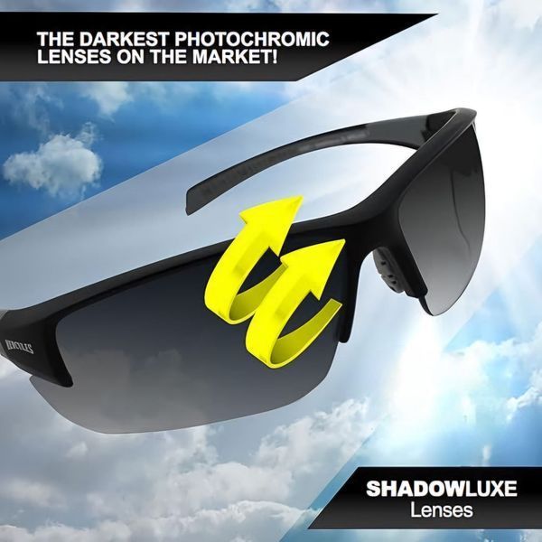 Окуляри фотохромні захисні Global Vision Hercules-7 SD Photochromic (Super Dark Shadowluxe) Anti-Fog, фотохромні прозорі GV-HER7B-SD13 фото