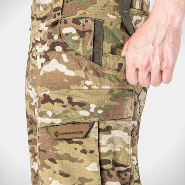 Бойові штани Combator GEN III під приховані наколінники | Multicam RIPSTOP USA 30R (W30 / L32) tac_wtanu_combator_III_bz_rip_mk_usa_01 фото