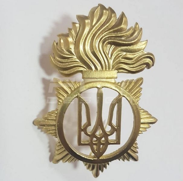 Кокарда Національної Гвардії України метал НГУ/Полум'я 6979258747 фото