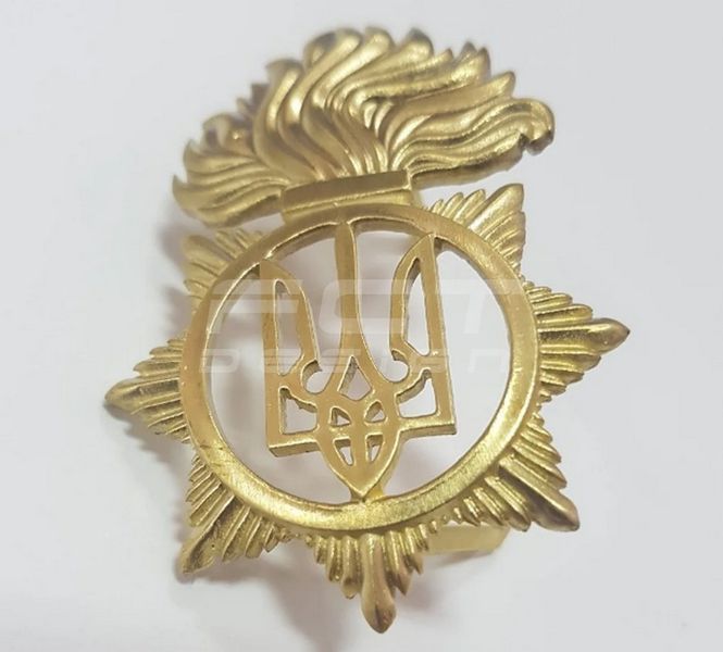 Кокарда Національної Гвардії України метал НГУ/Полум'я 6979258747 фото