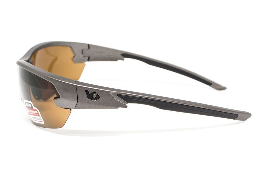 Захисні окуляри Venture Gear Tactical Semtex 2.0 Gun Metal (bronze) Anti-Fog, коричневі в оправі кольору "темний металік" VG-SEMGM-BZ1 фото
