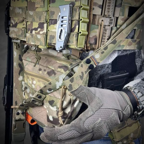Оружейный ремень трёхточечный &laquo;Hel&raquo; Gen.II carbine | Мультикам  remin_3t_hel_genII_carbine_mk фото