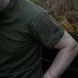 Тактична літня футболка з велкро Сombat TQ хакі M 44-46 cmbtTQ_hk_01 фото 3
