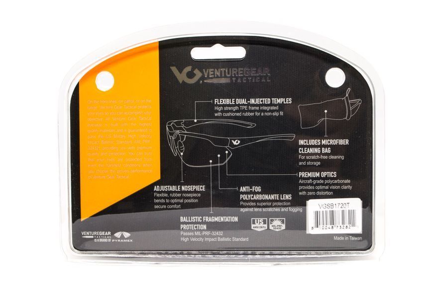 Захисні окуляри Venture Gear Tactical Drone 2.0 Green (gray) Anti-Fog, сірі в зеленій оправі VG-DRONGN-GR1 фото