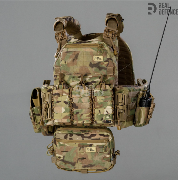 Комплект бронежилет Skillet Max GEN4+балістичний захист 2 класу | Мультикам bronujelet_sk_max_gen4_2kl_s-m_mk фото