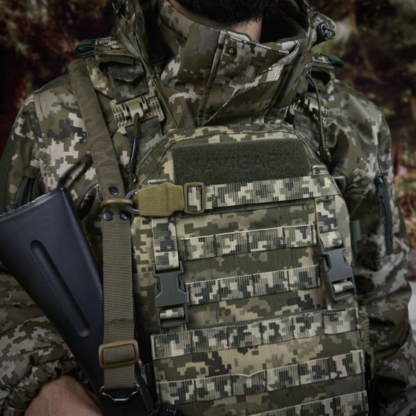Оружейный ремень одно-/двухточечный CARABINE RAGNAROK "FORSETI" пиксель FRSTI01 фото