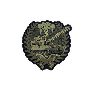 ПВХ патч "АРТИЛЕРІЯ 300-30-3" olive BE-32 фото