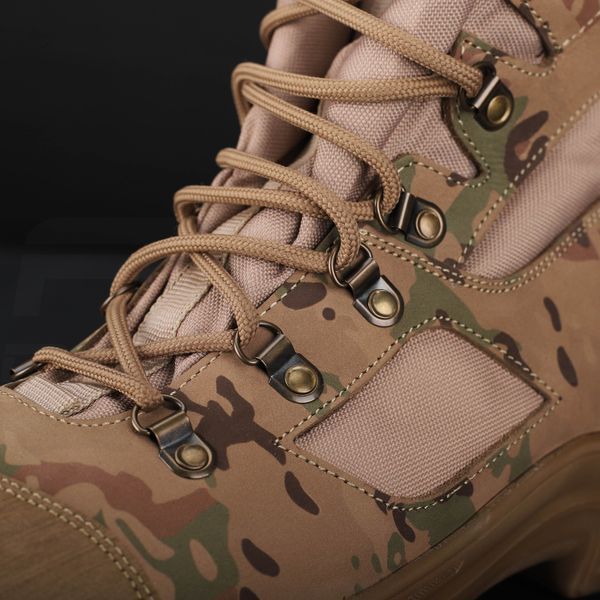Берцы тактические Cталкер со вставками Кордура Gore-Tex кожа Мультикам 1979260663 фото