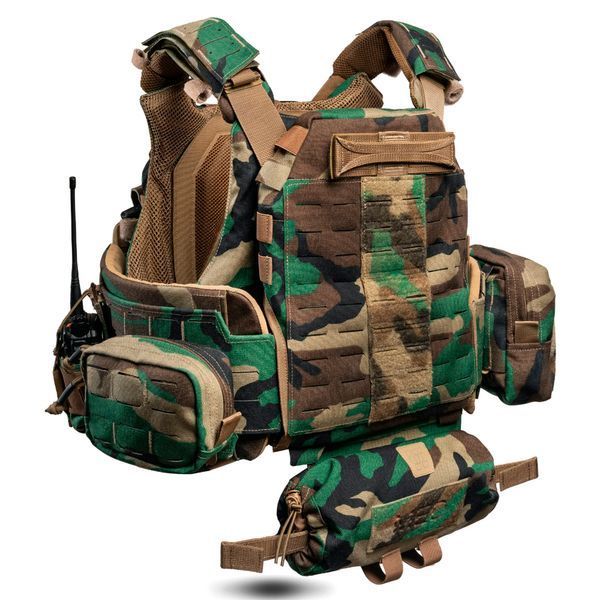 Плитоноска покращенна GHOST GEN5 PRO V2 XL балістичний захист 2-го класу | Multicam Woodland pltn_ghost_gen5_pro_v2_2kl_XL_wood фото