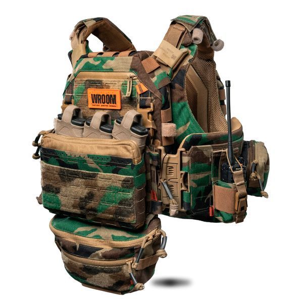 Плитоноска покращенна GHOST GEN5 PRO V2 XL балістичний захист 2-го класу | Multicam Woodland pltn_ghost_gen5_pro_v2_2kl_XL_wood фото