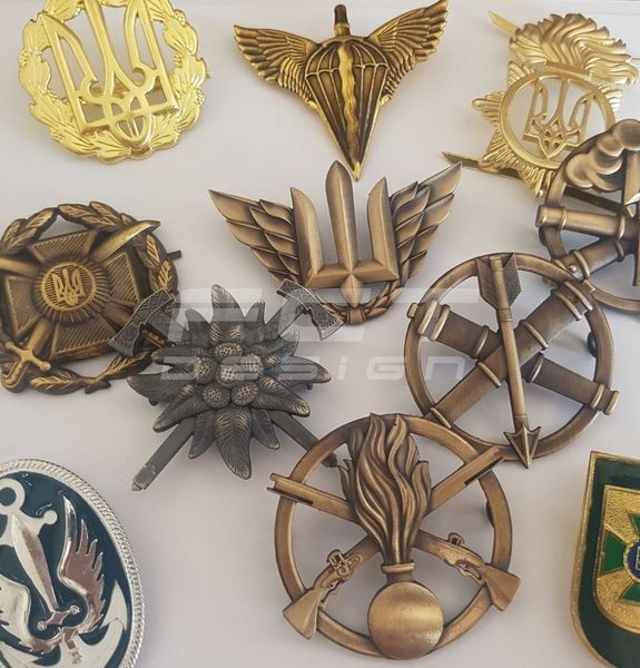 Кокарда Горной пехоты Эдельвейс/ Беретный знак Горной пехоты металлическая 1979258648 фото