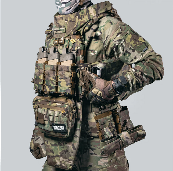 Балістичний захист шиї Gen3 GHOST швидкознімний 2-го класу по ДСТУ | Мультикам balzah_shui_wr_2kl_mk фото