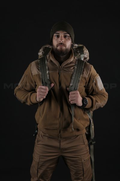 Сумка транспортна баул - рюкзак військовий непромокаючий 110л мультикам 1979259469 фото