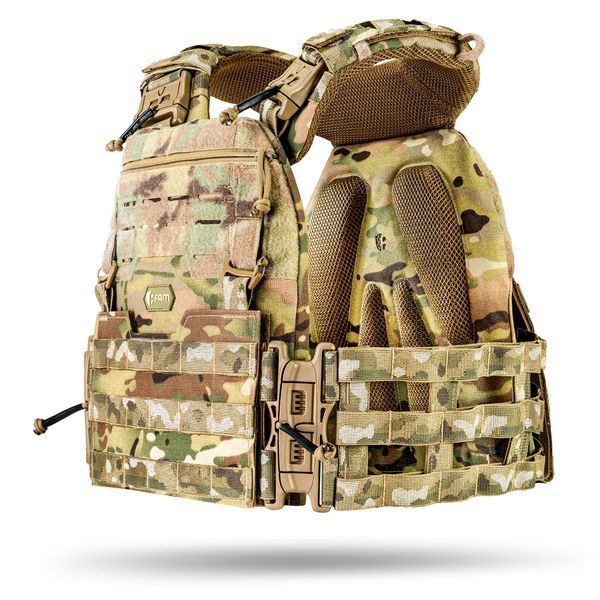 Комплект плитоноски М7 PRO gen 2 Skelet + 7 підсумків Мультикам M7pro2_Sk_mk_06 фото