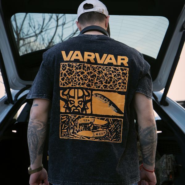 Футболка VARVAR x MW &laquo;їбаш, або помри&raquo; | Чорний M VARVARxMW_ BL_001 фото