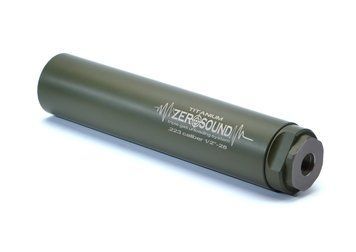 Саундмодератор Zerosound TITAN .кал. 223 Rem різьба 14*1 ліва Olive 1010706 фото