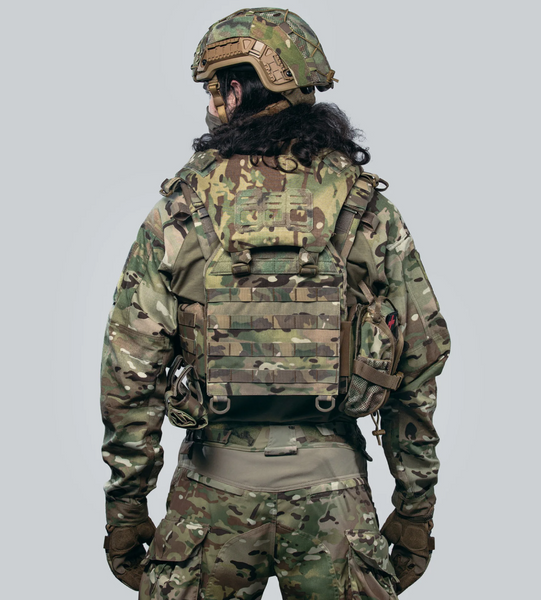 Балістичний захист шиї Gen2 comfort з 2 класом захисту, швидкознімний | Мультикам balzah_shyi_wr_gen2_compfort_2kl_mk фото