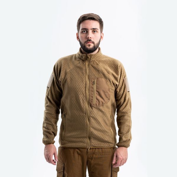 Флісова кофта Hexagon койот XXXL XEL0020 фото
