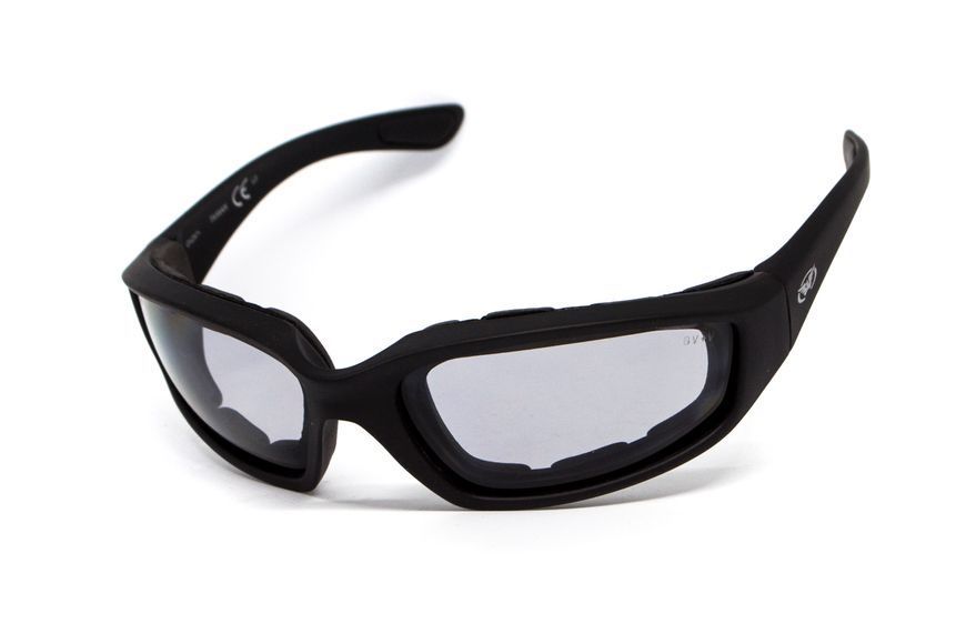 Окуляри фотохромні захисні з поляризацією Global Vision Kickback-Z Polarized+Photochromic (light gray) Anti-Fog GV-KIKB-CL123 фото