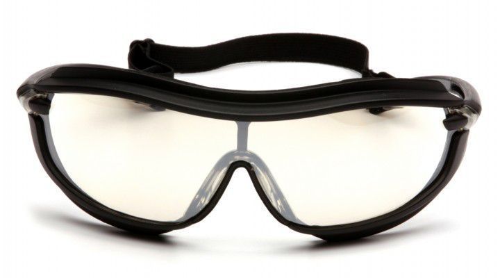 Окуляри захисні з ущільнювачем Pyramex XS3 Plus (indoor/outdoor mirror) Anti-Fog, дзеркальні напівтемні 2ХС3-80П фото